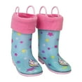 thumbnail image 4 of Addie & Tate Unisex Rain Boots Kids & Toddlers - Size 8T-12 - Unicorn/Stars, 4 of 8