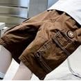 thumbnail image 6 of Bovxnpu Summer Toddler Boys Girls Shorts, Kids Casual Shorts, Boys And Girls Casual Five-point Medium-length Loose Work Shorts 3-4 Years, 6 of 7