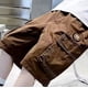 thumbnail image 5 of Odeerbi 3-15 Años Niños Cargo Bermudas de Algodón Pantalones Cortos de Verano Pantalones Cortos Deportivos Casual Sueltos Pantalones Cortos de Trabajo, 5 of 6