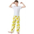 thumbnail image 2 of CROPD Cute Duck Pajamas Pants Soft Long Pajama Bottoms Lounge Sleep Pants Size S-XL, 2 of 8