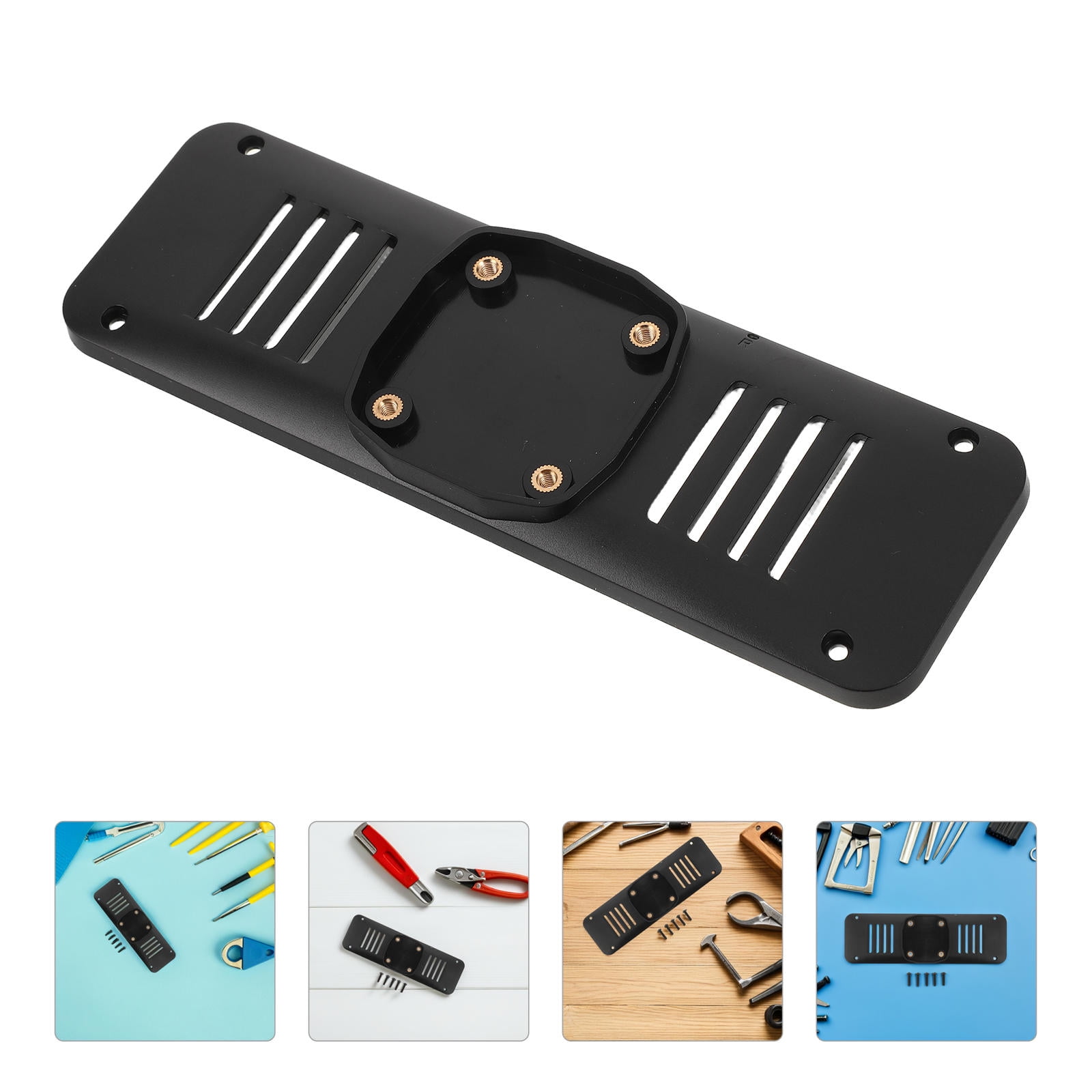 TABLZONE Rear View Camera Base Plate Dash Cam Mirror Mount Panel Easy to Install Black
