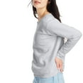 thumbnail image 4 of Hanes Womens ComfortSoft EcoSmart Crewneck Sweatshirt, M, Light Steel, 4 of 4