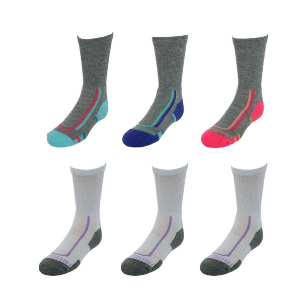 Fruit of the Loom Fruit of the Loom Girl's Active Cushioned Crew