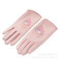 thumbnail image 5 of Guantes de seda de hielo de cinco dedos para niños grandes de Sanrio, para ciclismo al aire libre, resistentes al viento, con forro polar, 5 of 5