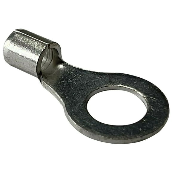 (100) Non-Insulated 12-10 AWG Gauge Ring Connector 5/16" Stud Electrical Wire Terminal - USA