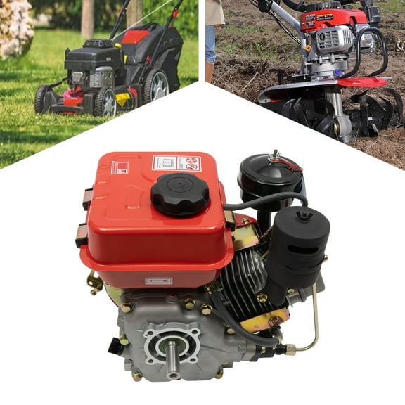 2.2KW Diesel Engine 4-stroke Single-cylinder Diesel Engine Recoil Start System Diesel Motor Low Noise Diesel Engine for Go Cart Mini Bike Chipper Log Splitter Lawn Mower Cement Mixer