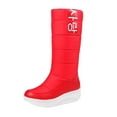thumbnail image 5 of Oyedens Platform Mid Calf Winter Snow Boots for Women Waterproof Knee High Outdoor Shoes, 5 of 8