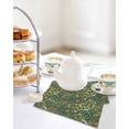 thumbnail image 4 of Botanical Birds Kitchen Dish Towels for Drying Dishes Set of 4, Art Abstract Leaves Green Waffle Weave Microfiber Terry Hand Tea Bathroom Towels Quick Dry & Absorbent Towel 12x12, 4 of 7