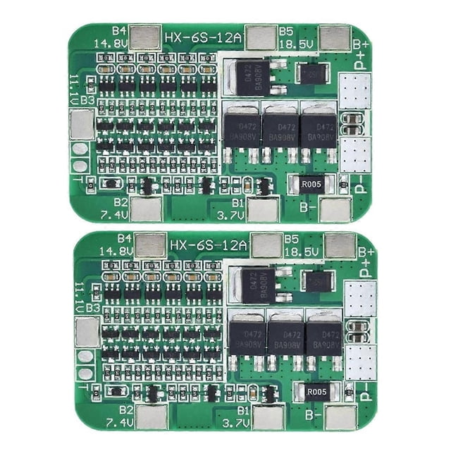 2PCS 6S 22.2V 12A Li-Ion Lithium Battery Protection Board for 18650
