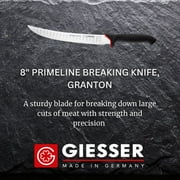 Giesser PrimeLine 8 inch Breaking Knife, Granton Style
