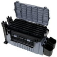 thumbnail image 2 of Large Dual-Layer Fishing Tackle Box Organizer With 2 Rod Holders And Cup Holders For Outdoor Fishing Adventures, 2 of 14
