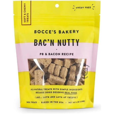 Bocce's Bakery Dog Soft & Chewy Bacon Nutty 6oz