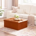 thumbnail image 5 of 31.5 Inches Ottoman with Storage , Folding Foot  Stool for Bedroom Living Room Entryway, 5 of 8