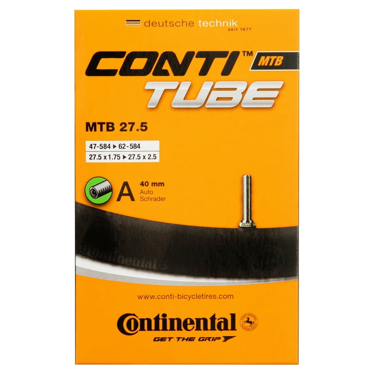 Continental Bicycle Tire Tube, x Schrader