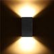 thumbnail image 2 of Bewildely Lámpara de pared LED COB para interiores de 6W, iluminación de aplique de forma trapezoidal de doble cabezal para sala de estar, Bar, Iluminación y accesorios No. 4 Bewildely HA025699-04, 2 of 6