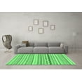 thumbnail image 3 of Ahgly Company Indoor Rectangle Abstract Emerald Green Modern Area Rugs, 5' x 7', 3 of 4