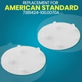 [2Pack] Toilet Tank Silicone Flapper Seal Gasket 3" Compatible with