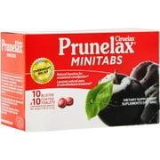 Prunelax Ciruelax Minitabs Natural Laxative for Occasional Constipation Supplement Tablets, 100 Ea