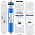thumbnail image 1 of Kit de filtros de repuesto para ósmosis inversa para debajo del fregadero IPW Industries, universal, 4 etapas, 1 of 6