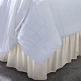 thumbnail image 4 of Home Details 18" Drop Wrap Around Bed Ruffle Queen/King in Beige (78x80x18), 4 of 7