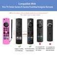 thumbnail image 2 of Funda de Silicona FiiMan para Control Remoto Toshiba Insignia Fire TV Omni y Serie 4 Antideslizante con Cordon, 2 of 5