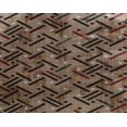thumbnail image 4 of oneOone Georgette Viscose Tan Fabric Floral & Geometric Sewing Craft Projects Fabric Prints By Yard 42 Inch Wide, 4 of 4