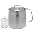 thumbnail image 1 of veasfak Bacon Container Can Multi Functional No Drip Household Food Oil Container 1.5L with basket, 1 of 7