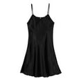 thumbnail image 3 of EFINNY Women’s Sexy Silk Babydoll Sleeveless Sleepwear Robes, 3 of 4