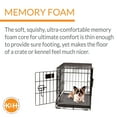 thumbnail image 4 of K&H Pet Products Memory Foam Crate Pad Gray X-Small 14 X 22 Inches, 4 of 9
