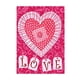 thumbnail image 1 of Bandera colgante para el Día de San Valentín con estampado de corazones y banderas verticales para jardín Estilo H, 1 of 9