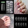 thumbnail image 2 of Fake Nails, 500 Pieces Acrylic Nail Capsules Clear Nails, 2 of 5