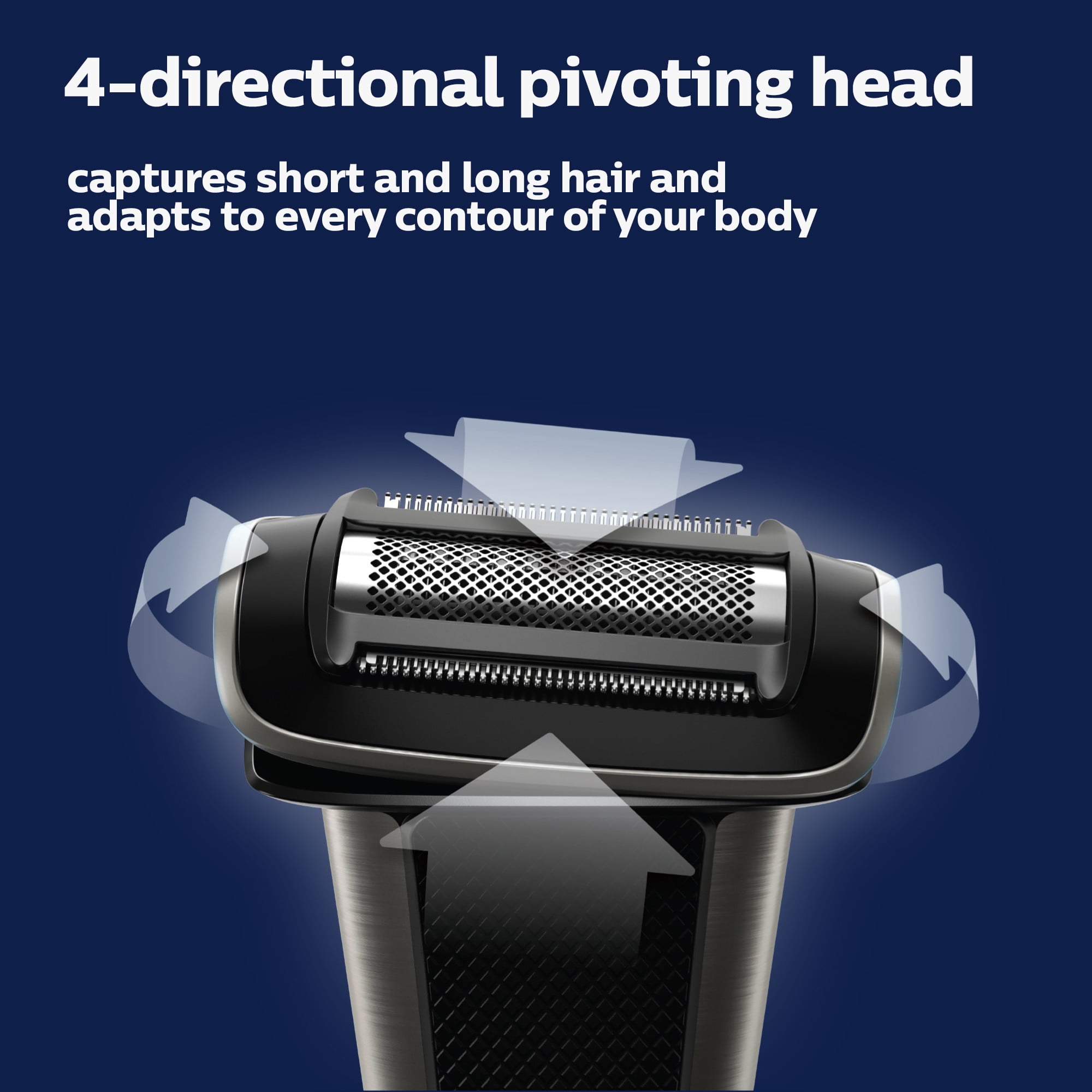 Philips Norelco Bodygroom Series 7000 Showerproof Body & Manscaping Trimmer & Shaver BG7030/49