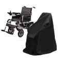 thumbnail image 7 of Wheelchair Cover, 45.2 x 29.5 x 51.1 in Waterproof Electric Wheelchair Covers for Indoor Outdoor, 210D Oxford Mobility Scooter Cover for Storage, Prevent Rain Wind Dust Dirt Snow Sun(Black), 7 of 7