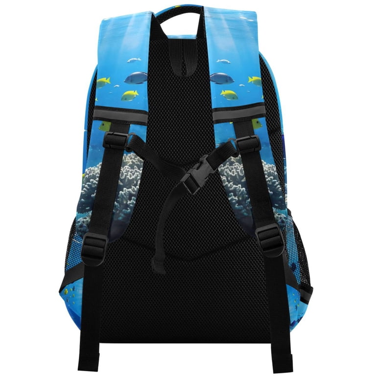 ALAZA Fish Ocean Kids Backpack Elementary School Bag Children