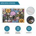 thumbnail image 6 of Sunflower Placemats Set of 6, Colorful Flowers Summer Botanical Placemats for Dining Table, Place Mats for Kitchen Tabletop, Waterproof Wipeable Dining Table Mats Set, 6 of 9
