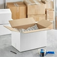 thumbnail image 4 of 25 12x12x8 White Corrugated Shipping Boxes Mailing Packing Storage Box Carton, 4 of 6