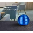 thumbnail image 3 of Kinetic Optical Illusion Ball, Adult Decompression Toy, Office Talking Desk Toy (Indigo), 3 of 5