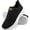 Black, variant on Womens Sneakers Shoes: Comfortable Woman Running Shoes Lightweight Athletic Tennis Shoe