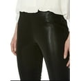 thumbnail image 2 of HUE U22901 Distressed Matte Leatherette Leggings Black ( XS ), 2 of 2