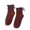 Red, variant on PMVFHDE Womens Socks Short Fashion Japanese Bowknot Lace Ankle Socks
