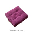 thumbnail image 3 of Almohada de meditación cuadrada Yuarrent color Rosa roja 48*48*10cm para interiores y exteriores, 3 of 6