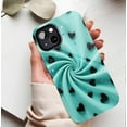 thumbnail image 5 of Black Hearts Glitter Mint Green iPhone Case Compatible with iPhone 11/12/13/14/15/16 (Pro Max/Plus) - Stylish Cover for Women Men, Valentine’s Day Gift Idea, 5 of 9