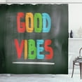 thumbnail image 1 of Ambesonne Chill Shower Curtain, Blackboard Colorful, 69"Wx75"L, Multicolor, 1 of 2