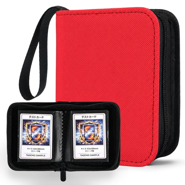 Mini carpeta para cartas coleccionables Tagemo de 40 bolsillos con carga lateral