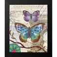 thumbnail image 2 of Medley, Elizabeth 20x24 Black Modern Framed Museum Art Print Titled - Paris Butterflies II, 2 of 5