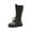 Brown*, variant on Children Girls Boots Fashion Knee High Leather Lace Up Tall Boots Solid Color Slip-Resistant Daily Wear Fashion Vacation Shoes