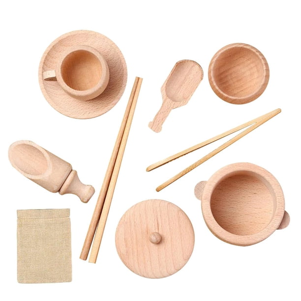 Jouet Montessori en bois: Tri de balles colorées pour tout-petits