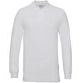 thumbnail image 1 of Gildan - Polo pique doble manga larga Modelo Premiun algodón hombre caballero (Blanco), 1 of 1