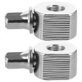 thumbnail image 3 of QIFULL 2Pcs Drum Kit Pedal Hammer Counterweight Silver Metal Replacement Drum Foot Pedal Parts, 3 of 7