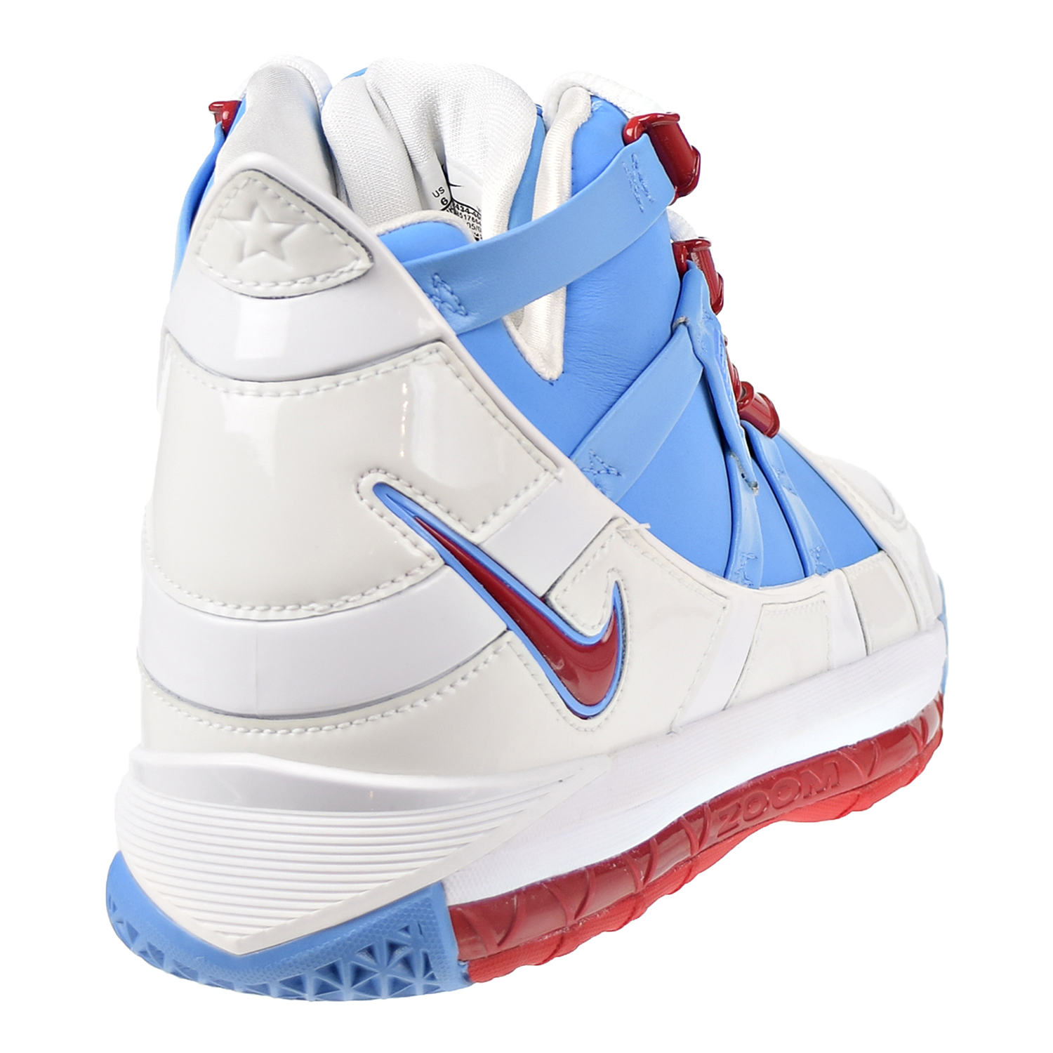 Nike Zoom Lebron III QS "Houston Oilers" Men's Shoes University Blue/Red ao2434-400 - image 3 of 6